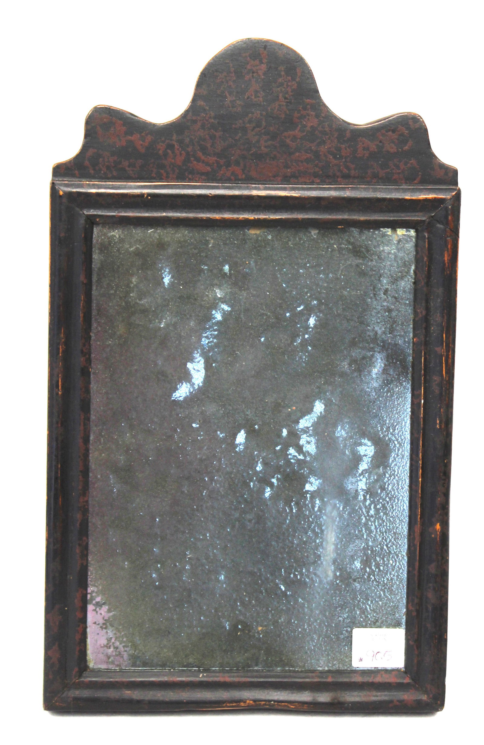 Antique Chippendale courting mirror - 13" tall x 8" wide (1 of 4)