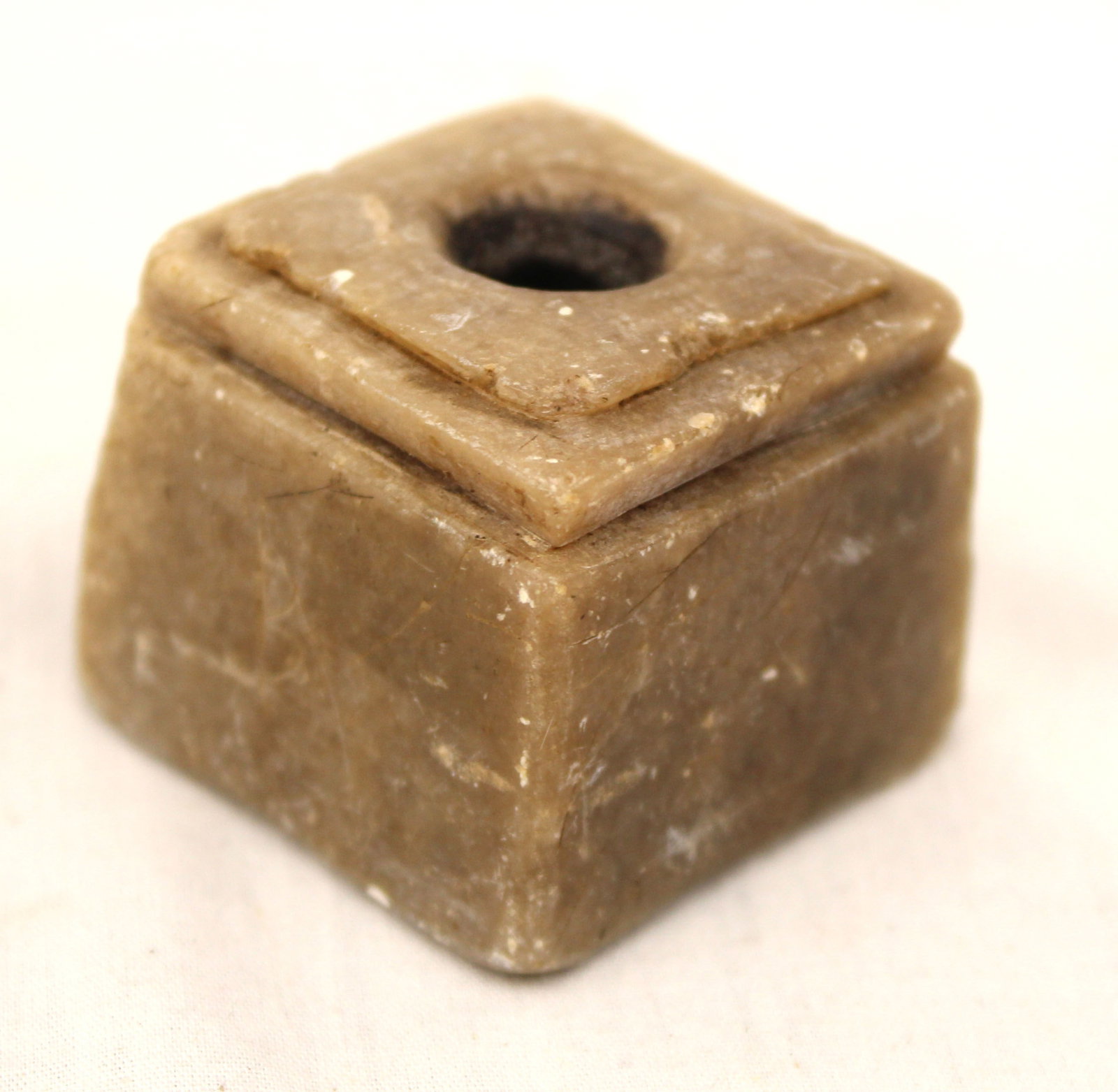 Antique stoneware miniature ink - 1 1/2" tall (1 of 5)