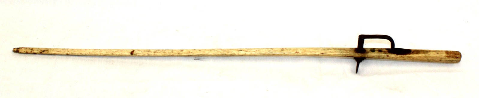 Antique bone violin bow w iron handle - 26 1/4" long (1 of 6)