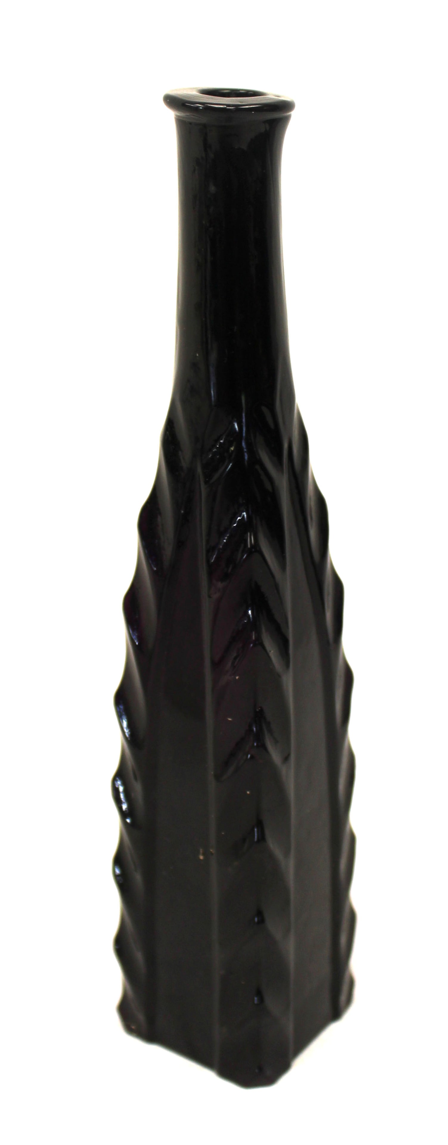 Early black glass bottle - 9" tall (1 of 6)