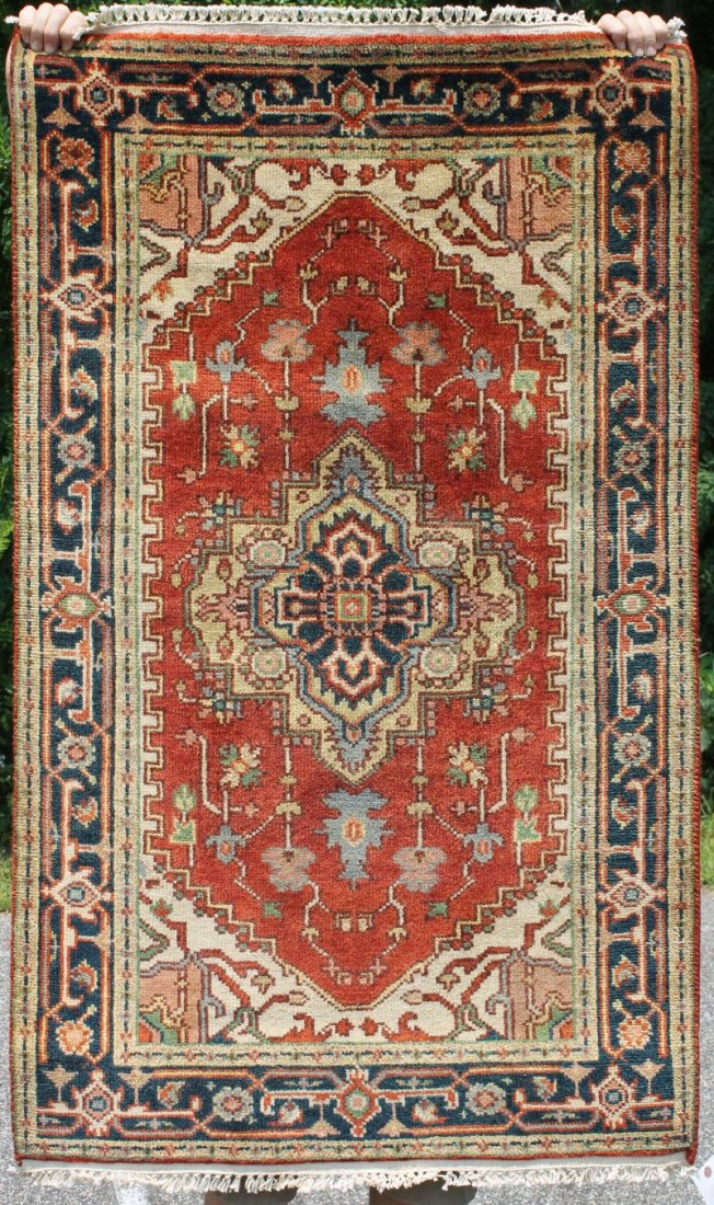 3'x4'10" Agra Serapi Oriental area rug: 3'x4'10" Agra Serapi Oriental area rug