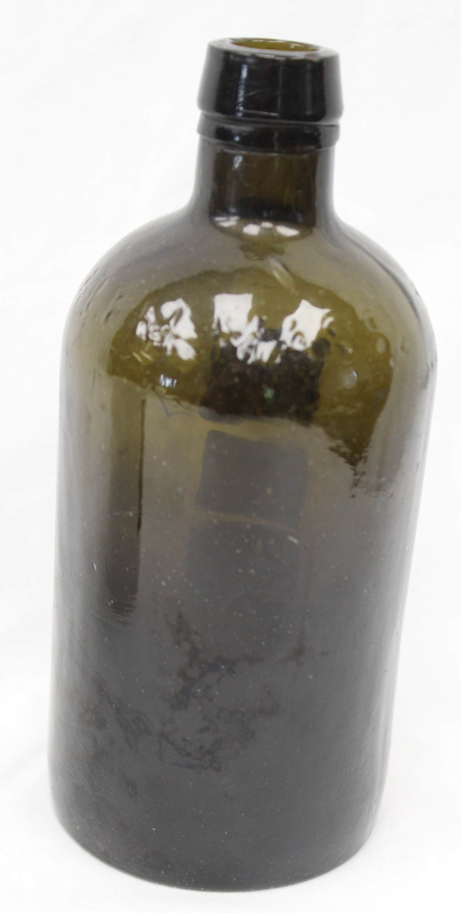 Early amber glass "Peets" utility bottle - 7" tall: Early amber glass "Peets" utility bottle - 7" tall
