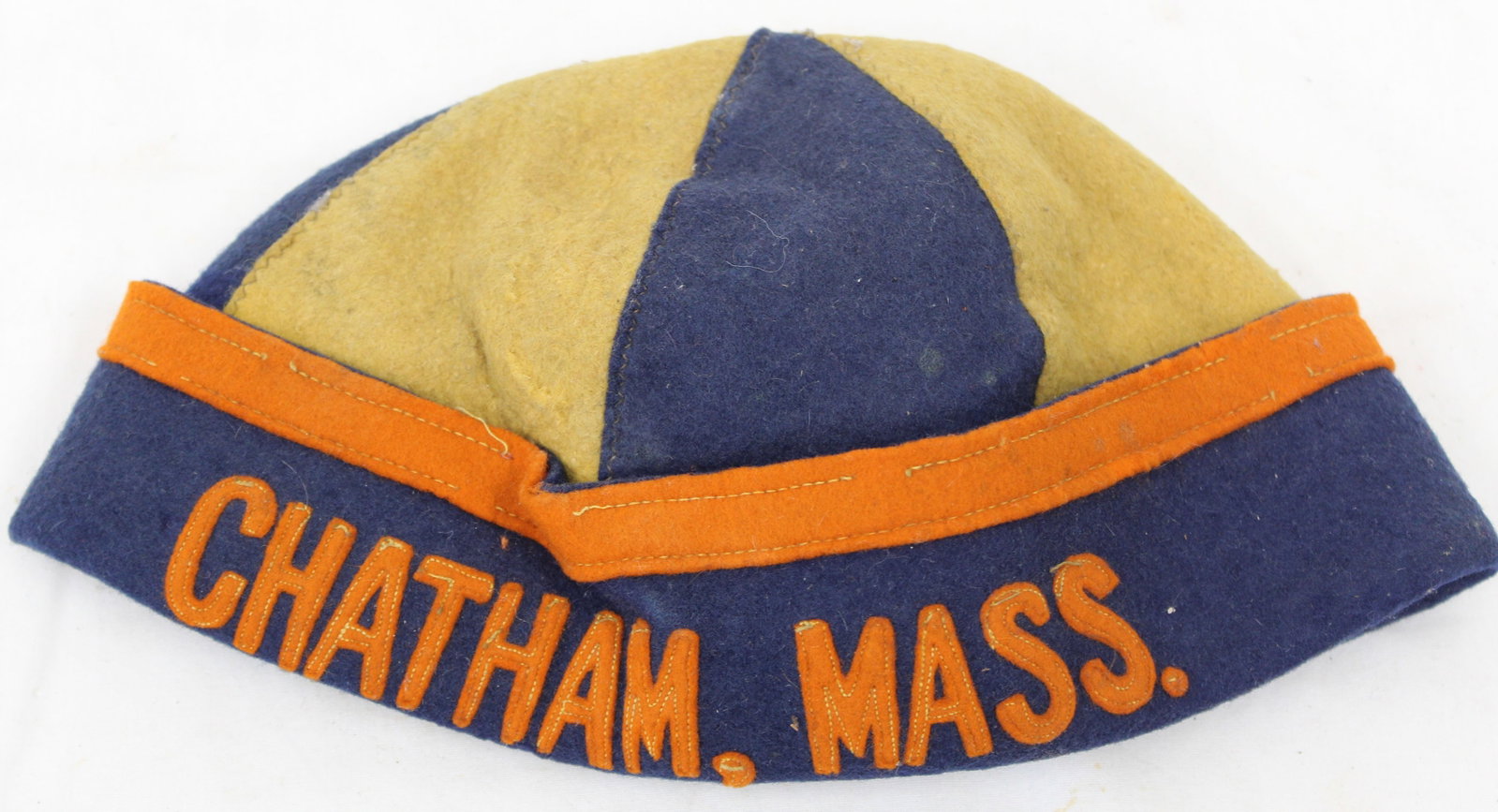 Antique felt beanie "Chatham" (1 of 5)