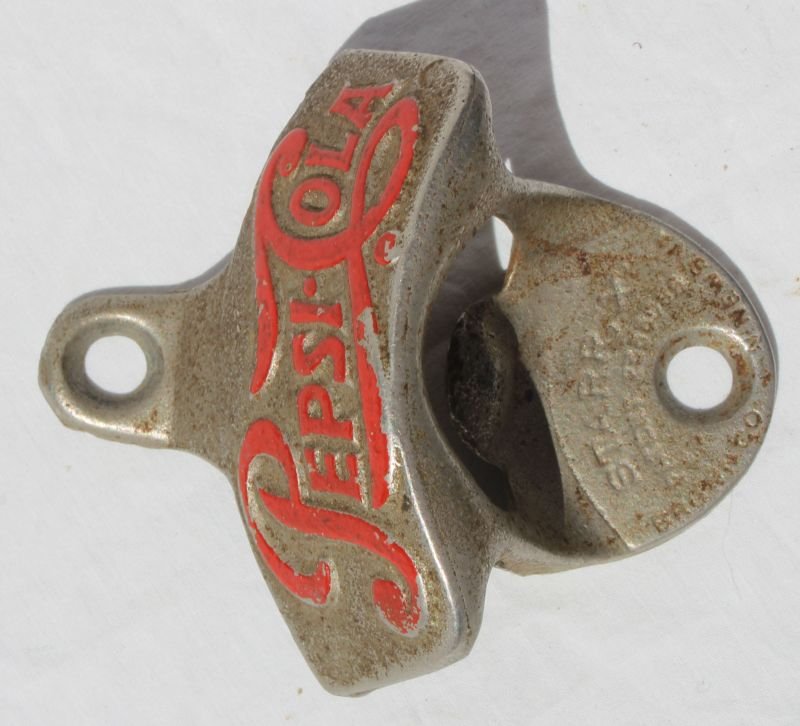 Vintage cast iron Pepsi Cola wall mounted bottle opener