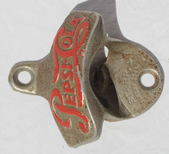 Vintage Cast Iron Pepsi Cola Wall Mounted Bottle Opener