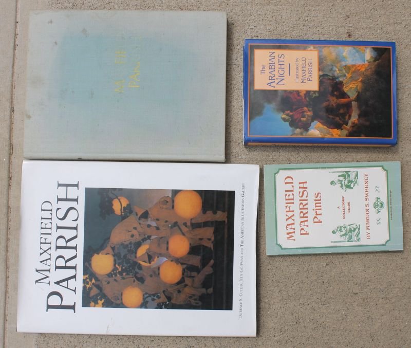 lot of 4 Maxfield Parrish books; one illustrated by: lot of 4 Maxfield Parrish books; one illustrated by M.P.