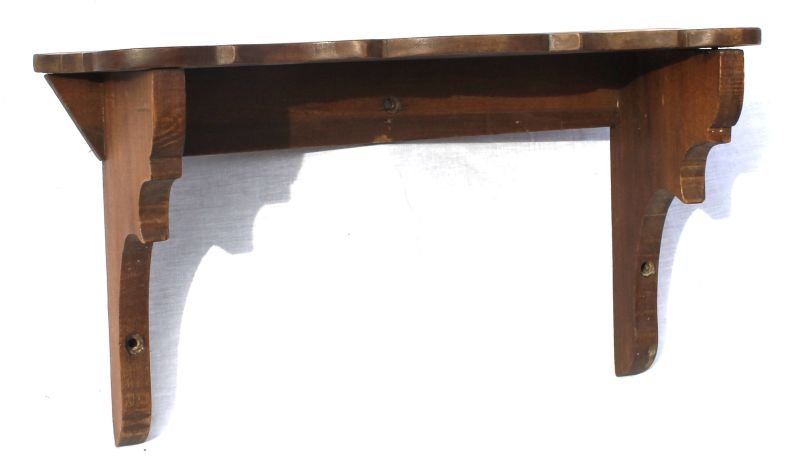 early 19thC CT Shoreline poplar clock shelf - 20 1/4": early 19thC CT Shoreline poplar clock shelf - 20 1/4" wide x 6 1/2" deep x 10 1/4" tall