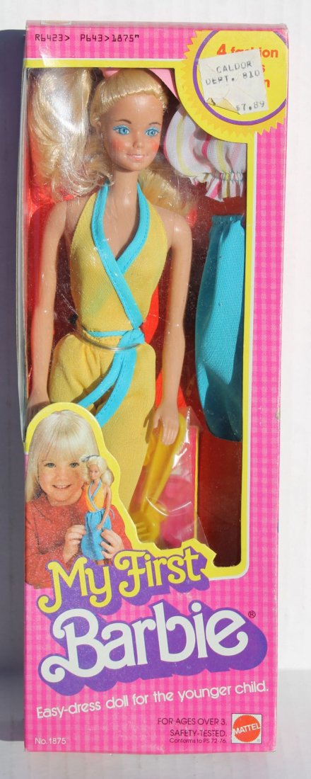 ca 1981 Mattel "My First Barbie" doll mint in orig box: ca 1981 Mattel "My First Barbie" doll mint in orig box