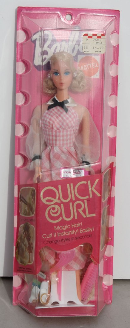 ca 1972 Mattel Barbie "Quick Curl" doll: ca 1972 Mattel Barbie "Quick Curl" doll