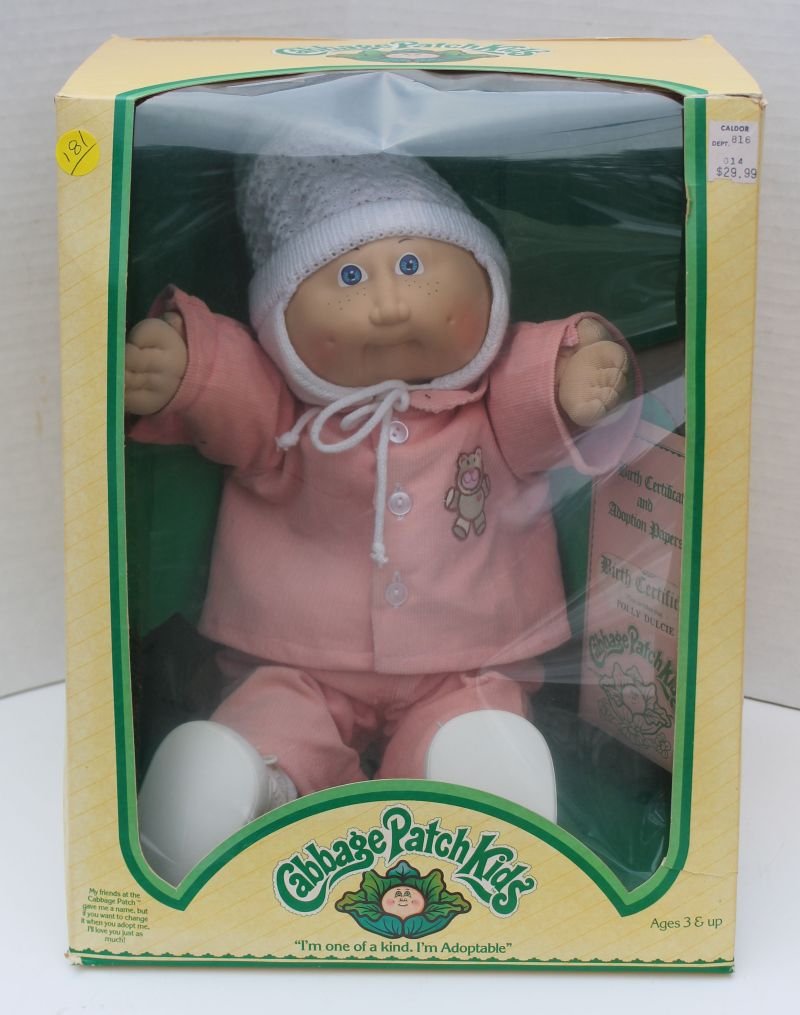 Orig boxed Cabbage Patch Kid named "Polly Dulcie": Orig boxed Cabbage Patch Kid named "Polly Dulcie"