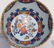 20thC large Imari punch bowl w scalloped rim - 15 1/2" - 2