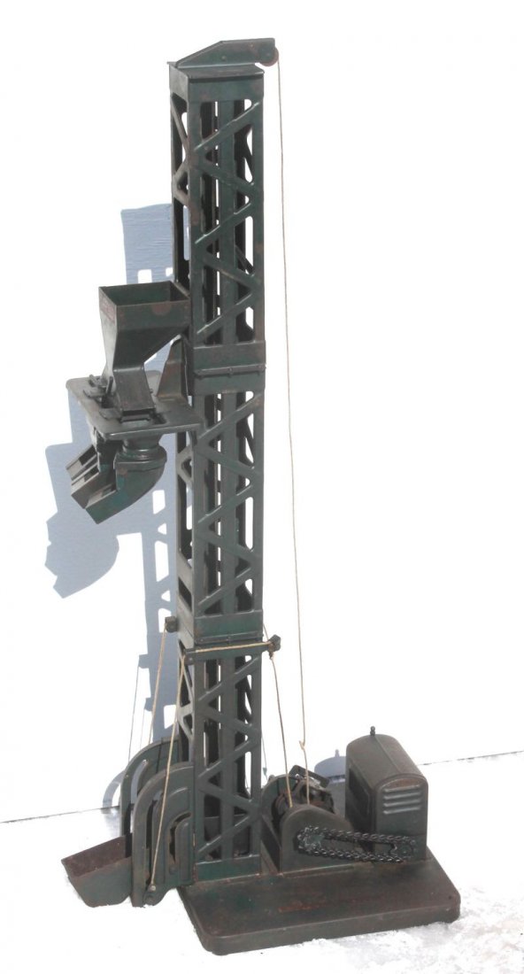 Rare "Buddy L" ca 1929-1931 pressed steel toy"Hoisting : Rare "Buddy L" ca 1929-1931 pressed steel toy"Hoisting Tower" in unheard of complete condition w 3 orig labels
