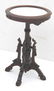 Victorian Renaissance carved walnut inset marble top ro