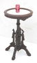 Victorian Renaissance carved walnut inset marble top ro - 3