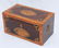 Beautiful antique tea caddy with dual divided interior,