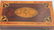 Beautiful antique tea caddy with dual divided interior, - 2