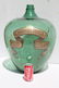 Large antique green glass apothecary bottle "Cannabis - 2