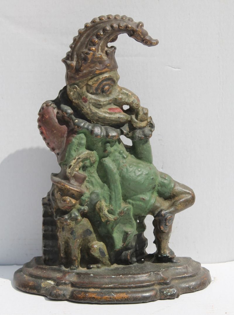 ca 1920 probably English fine early painted "Punch" (1 of 4)