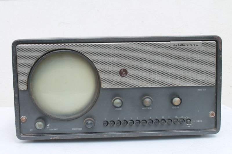 Hallicrafters Television Model T-54... 10" tall x 20" (1 of 5)