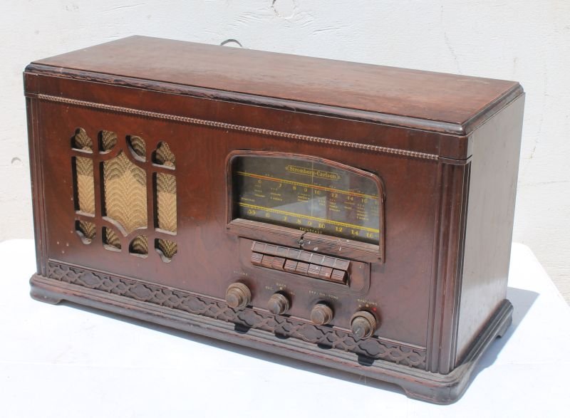 Stromberg-Carlson broadcasting radio - 12 1/4"x24"x9 (1 of 5)