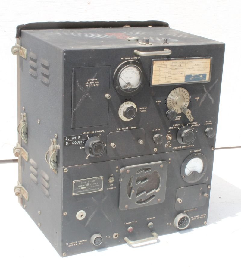 B2【used】VHF受信機　アメリカ軍　　ミリタリー　レシーバー　ラジオ Radio Receiver Bc 348 O