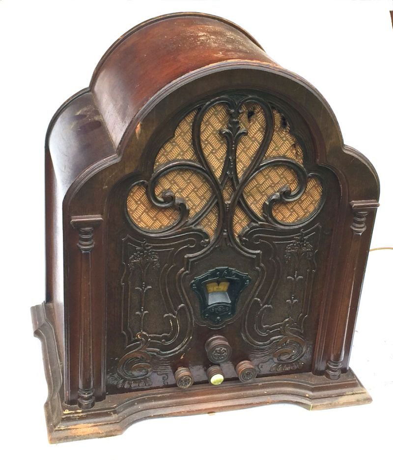 A.H. Grebe & Co table top radio in fantastic case (1 of 5)