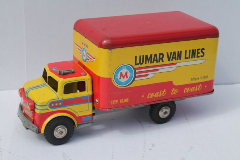Lumar Van Lines moving truck - 17" long (1 of 5)