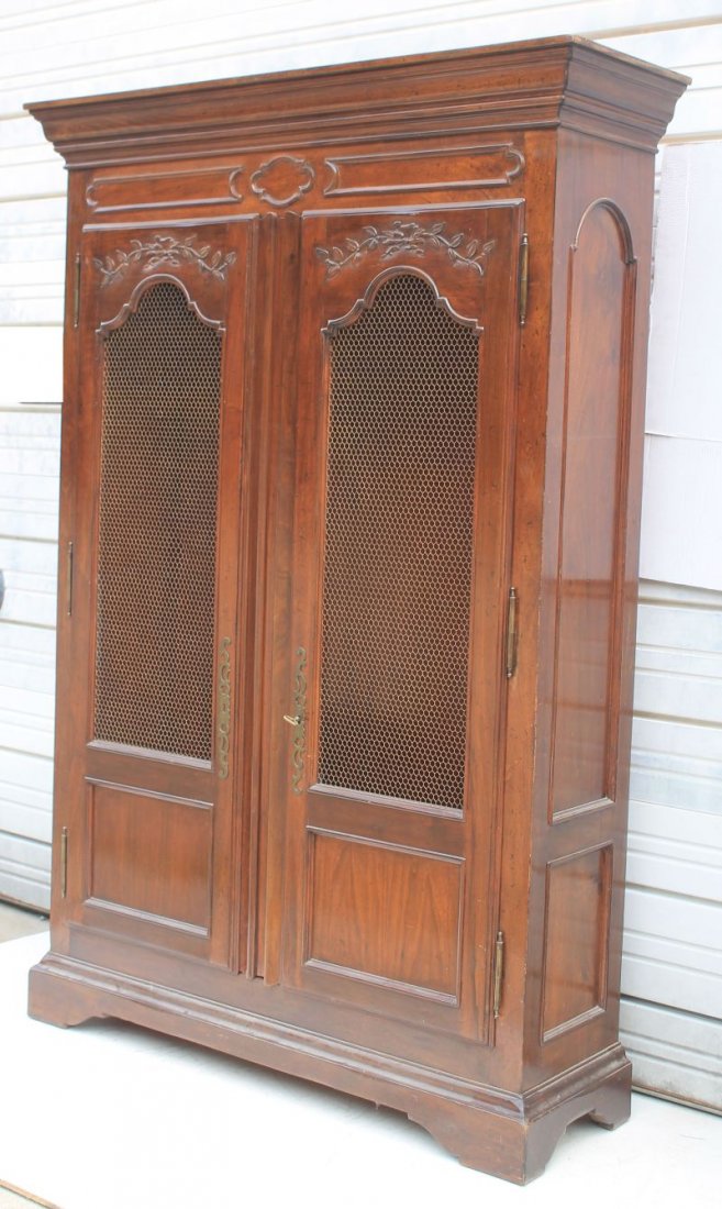 large carved turn of the century 2 door (1 of 3)