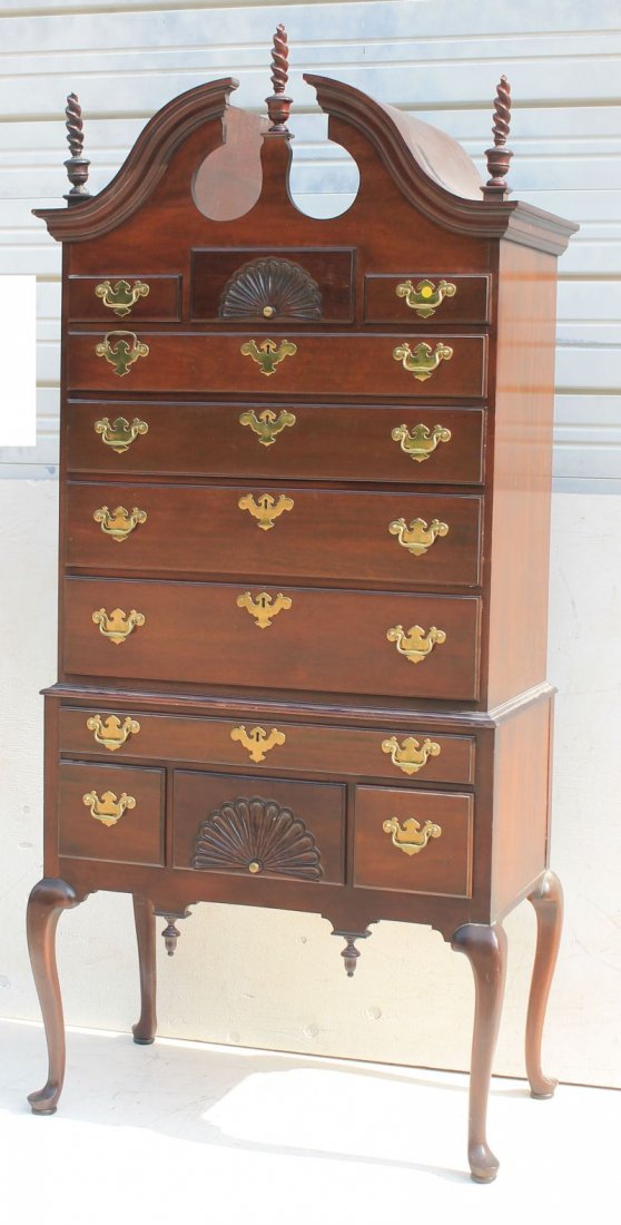 fine quality custom mahog ca 1930's bonnet top fan (1 of 6)