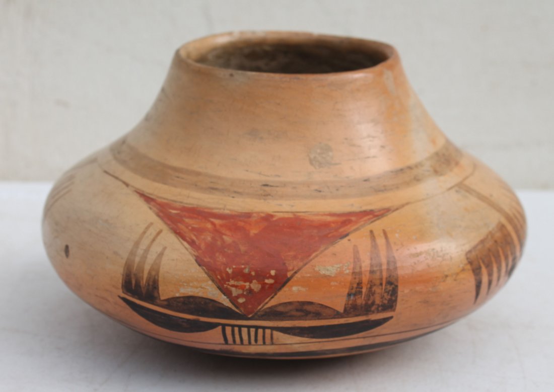 ca 1900-1920 Native American Hopi seed jar attrib to (1 of 4)