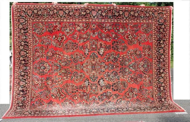 8'1"x10'5" semi-antique Persian Lilihan Oriental rm (1 of 1)