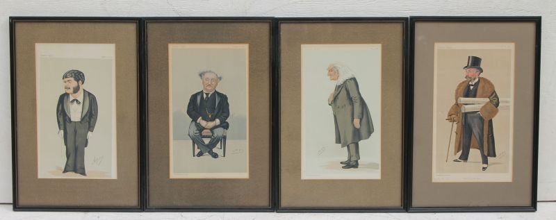 lot of 4 Vanity Fair "Spy" prints dates from 1874-1891 (1 of 5)