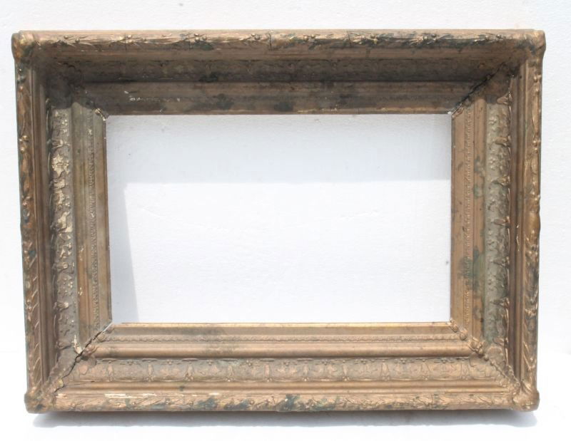 19thC Hudson River carved frame - overall size 23"x17 - (1 of 3)