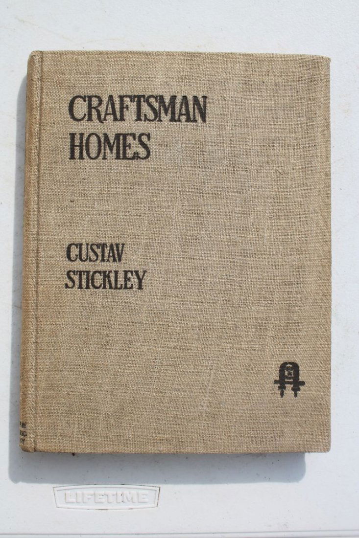 "Craftsman Homes" cloth bound book by Gustav Stickley - (1 of 7)