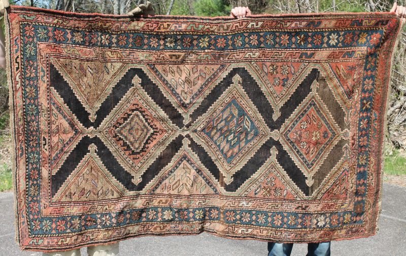 4'3"x7" antique Oriental area rug (1 of 1)