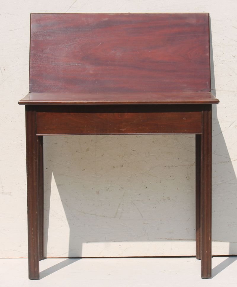 period Chippendale ca 1770 rare Newport, RI mahog card (1 of 3)