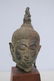 lot of 2 Tibetan bronze Buddha heads - 8" tall & 4 1/2" - 2