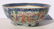 large 18thC Chinese porcelain bowl - 13" diam x 5 1/4"