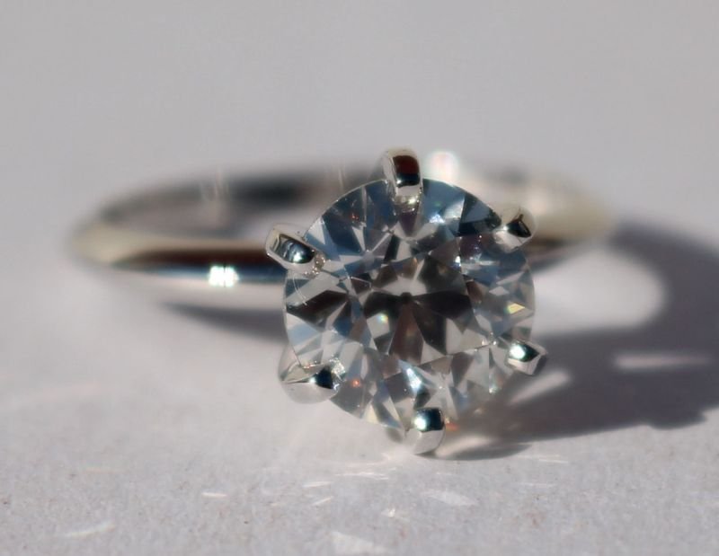 Beautiful 2.15ct European round brilliant cut diamond (1 of 1)