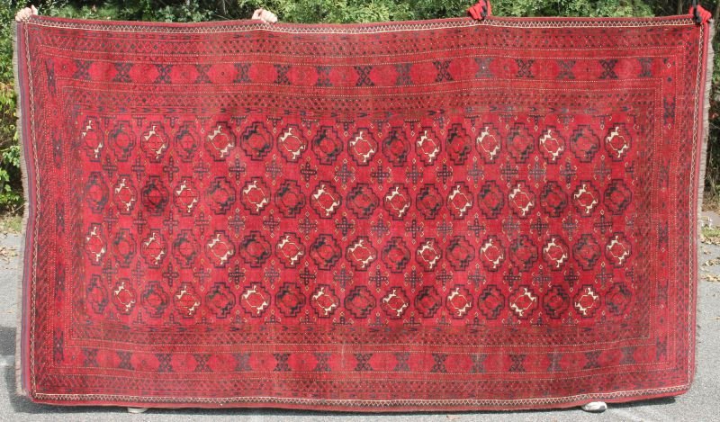 6'x10'8" Antique Turkoman Oriental rm size rug (1 of 1)