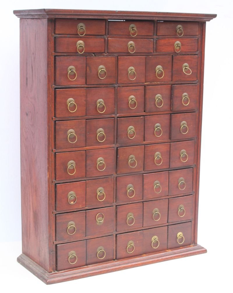 antique 41 drawer apothecary chest in great cond from (1 of 3)