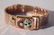 Fine 14k rose gold Art Deco ruby diamond covered watch