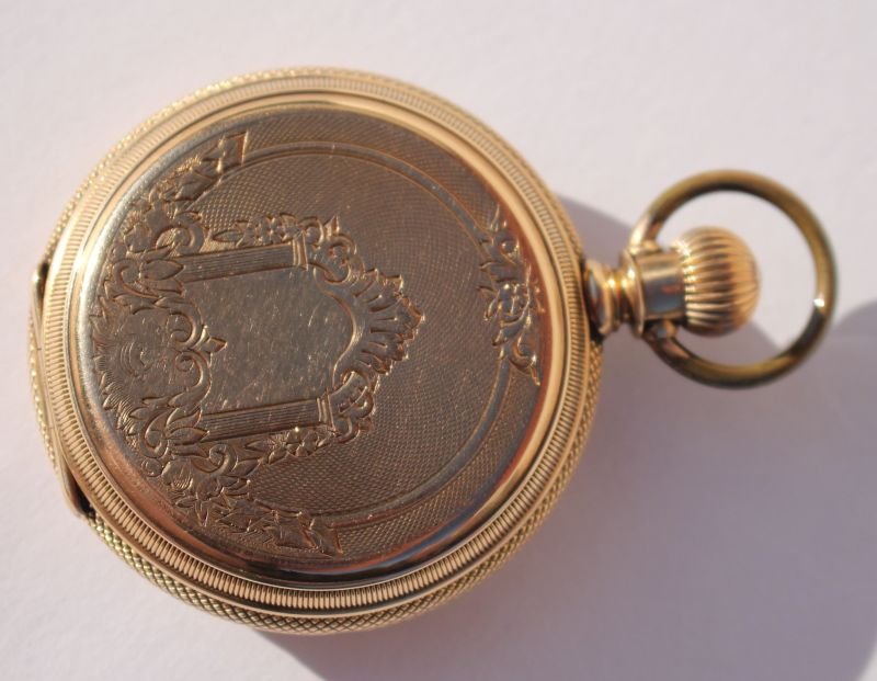 Wells & Gunde (New Haven, CT) 14k gold Hunter's Case: Wells & Gunde (New Haven, CT) 14k gold Hunter's Case pocket watch