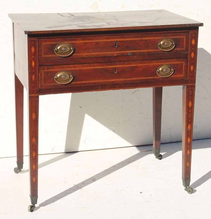 Very rare early Hepplewhite ca 1785-1795 Norfolk, VA (1 of 4)