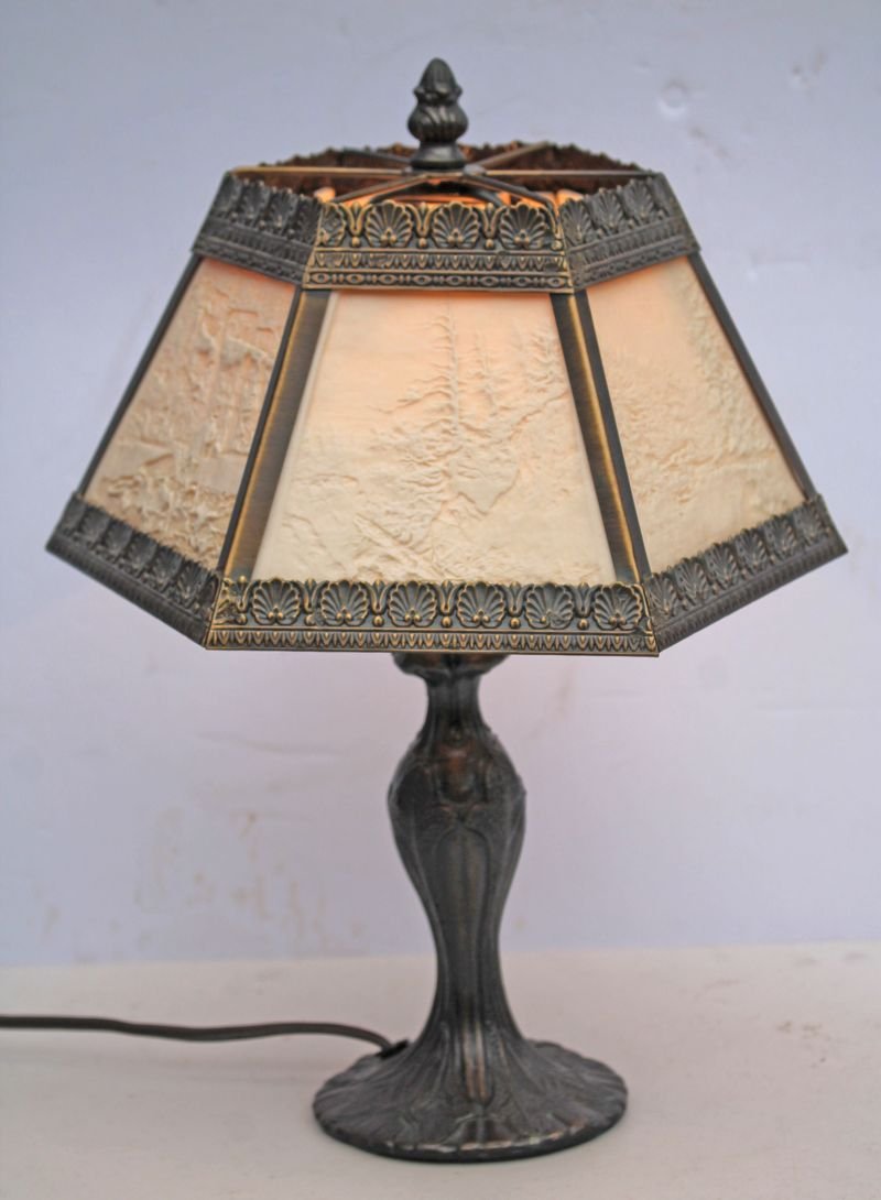 6 panel lithophane lamp - each a different scenic panel (1 of 4)