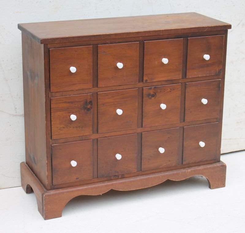 3 drawer chest w faux apothecary façade featuring 12 (1 of 2)