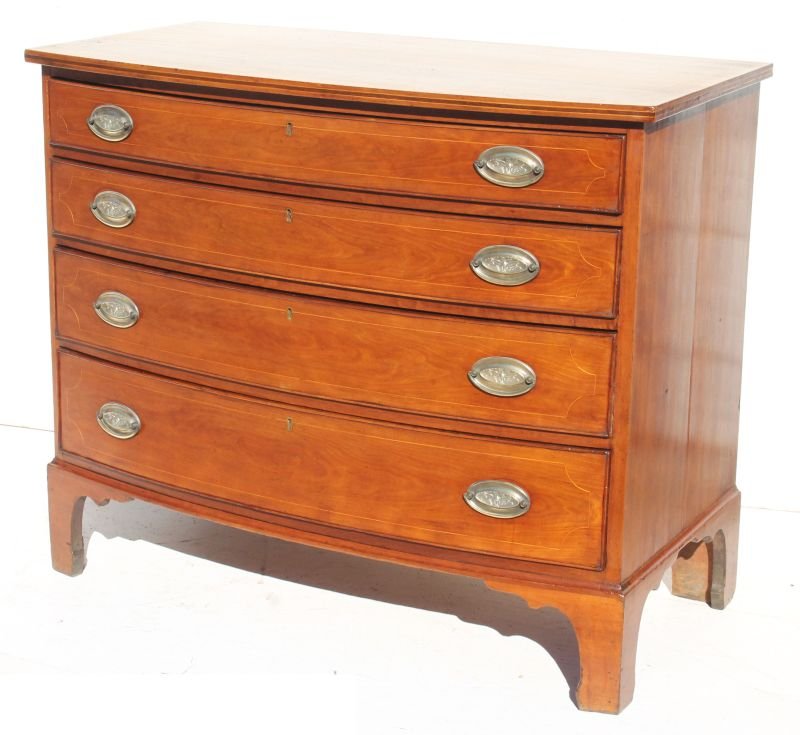 Excellent ca 1780 period Chippendale CT cherry 4 dr (1 of 3)