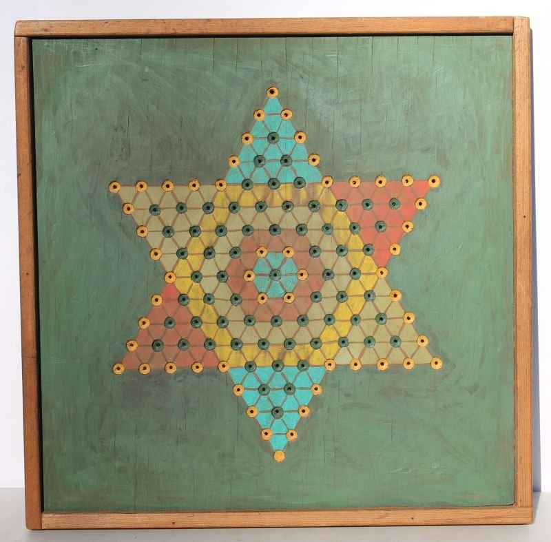 Wonderful turn of the century large Chinese checkers (1 of 2)