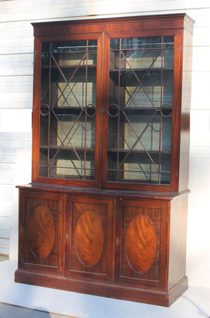 Hepplewhite period ca 1780-1800 Boston, MA large 3 part (1 of 4)