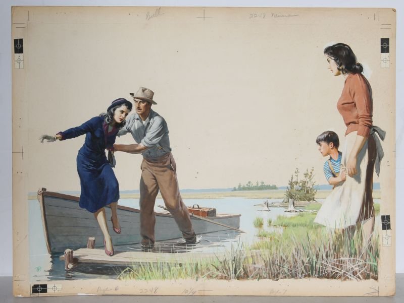 sgnd Newman Rudolph (possibly Norman Rudolph 1900-1985) (1 of 6)